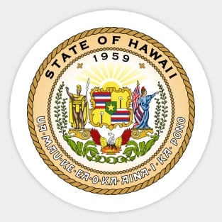 Seal of the State of Hawaii Sticker
